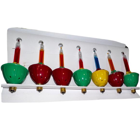 Replacement Bubble Christmas Bulbs – Multi Color – Lot of 7 – C7 Base - Picture 5 of 8